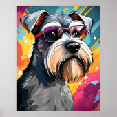 Poster Cool Mini Schnauzer (Devant)