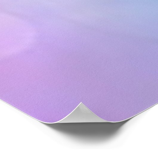 Poster Cool moderne Bokeh, Grève, Faux Lashes (Coin)