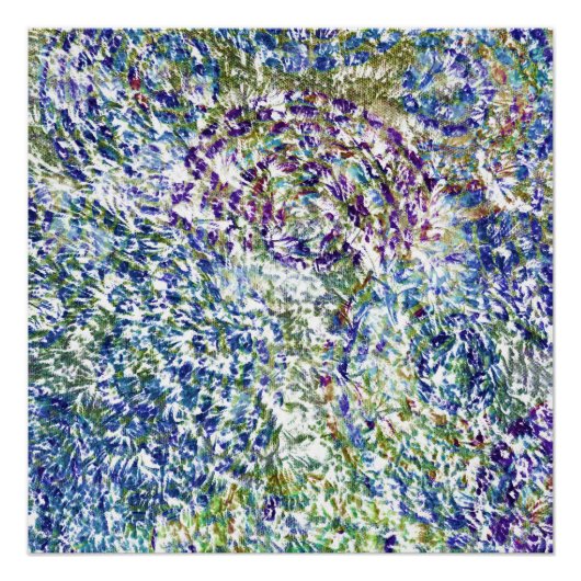 Poster Cool, moderne, tendance coloré abstrait arrière -  (Devant)