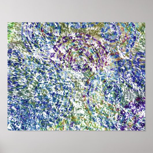 Poster Cool, moderne, tendance coloré abstrait arrière -  (Devant)