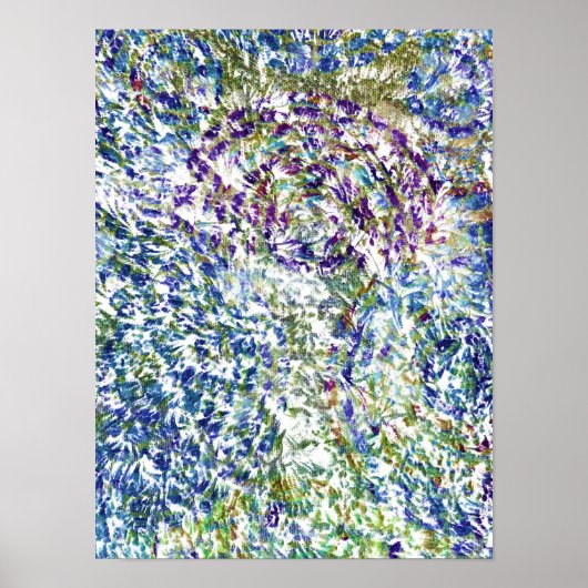 Poster Cool, moderne, tendance coloré abstrait arrière -  (Devant)