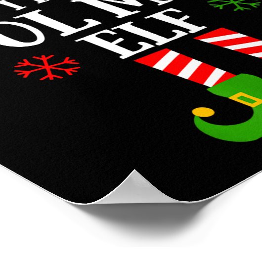 Poster Cool Mom Elf Funny Matching Family Christmas Pajam (Coin)