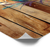 Poster Cool né sauvage Cowboy Western (Coin)