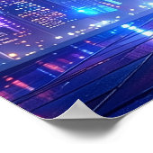 Poster Cool New York City Art Nightscape Fedora Hat (Coin)