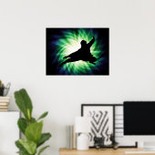 Poster Cool Ninja (Bureau à domicile)