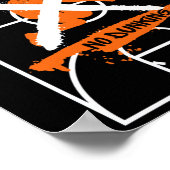 Poster Cool No Dunking Basketball Design (Coin)