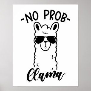 Poster Cool No Prob Llama