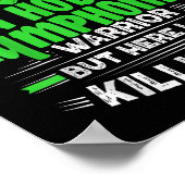 Poster Cool Non Hodgkin Lymphoma Warrior Non Hodgkin Lymp (Coin)