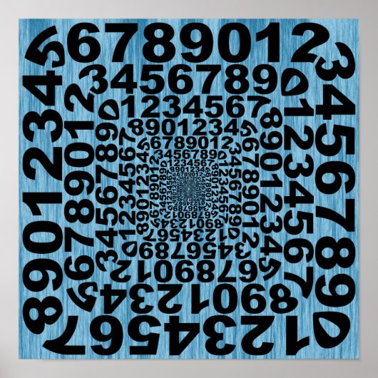 Poster Cool Number Illusion (Devant)