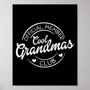 Poster Cool officiel Grandmas Club Pocket Mère