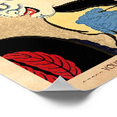 Poster Cool orienta japonais kabuki acteur portrait art (Coin)