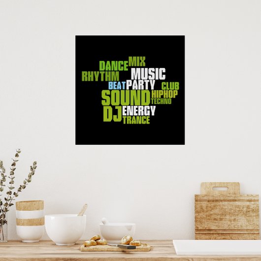 POSTER COOL PARTY (Keuken)