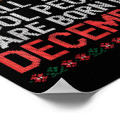 Poster Cool People Are Born In December Christian Christm (Coin)