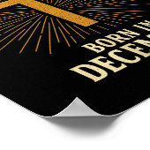 Poster Cool People Are Born In December Christian Christm (Coin)