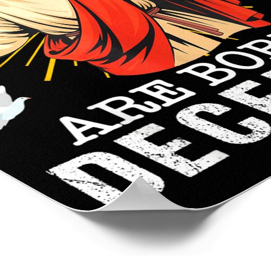 Poster Cool People Are Born In December Christian Jesus C (Coin)