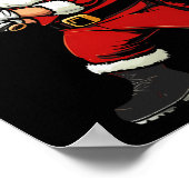 Poster Cool Père Noël Jouer Baseball Noël Baseball Hommes (Coin)