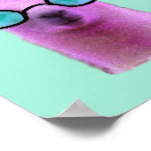 Poster cool Pink Llama (Coin)