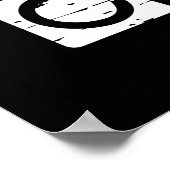 Poster cool poker salle de jeu mot art (Coin)