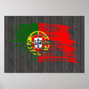 Poster Cool Portuguese flag design