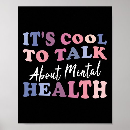 Poster Cool Pour Parler De Sensibilisation À La Santé Men (Devant)
