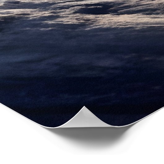 Poster Cool Rustic Mountain Destination Randonnée (Coin)