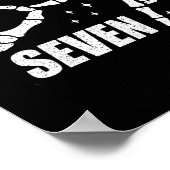Poster Cool Six Seven numéro Gen Alpha argot 6 7 Tendance (Coin)