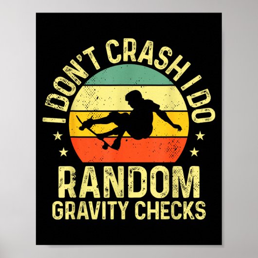 Poster Cool Skateboard Art For Men Women Skateboarding Sk (Devant)