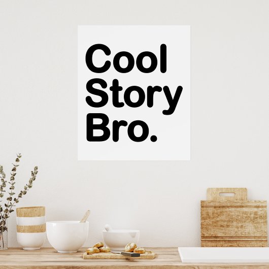 Poster Cool Story Bro (Cuisine)