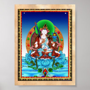 Poster Cool thangka Akasagarbha Bodhisattva Mahasattva
