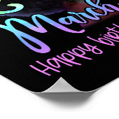 Poster Cool Une Reine Est Née En Mars Joyeux Anniversaire (Coin)