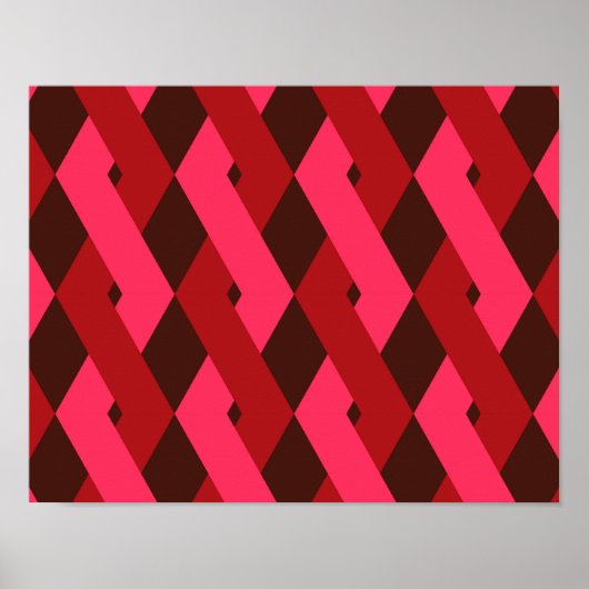 Poster Cool, unique, tendance, formes géométriques urbain (Devant)