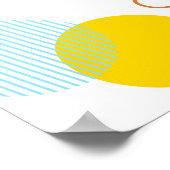 Poster Cool, unique, tendance, urbain, Memphis illustrati (Coin)