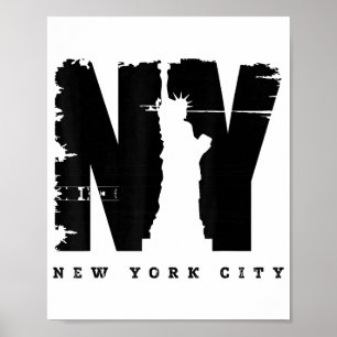 Poster Cool Vintage New York Style Tee - shirts, New Y