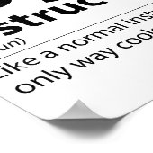 Poster Cool Yoga Instructor Definition Funny Yoga Lover (Coin)