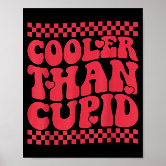 Poster Cooler Than Cud Cute Valentine's Day Kids Boys Gir (Devant)