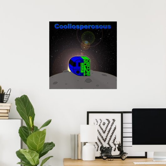 Poster Cooliosperosous Moon (Bureau à domicile)