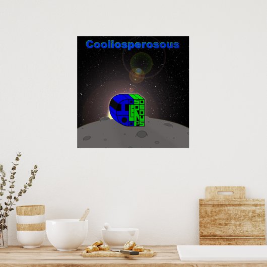 Poster Cooliosperosous Moon (Cuisine)