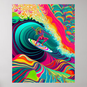 Poster Coolsurf Surf Girl - Surfgirl - Surfcamp