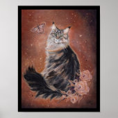 Poster Coon cat du Maine par Renee Lavoie (Devant)