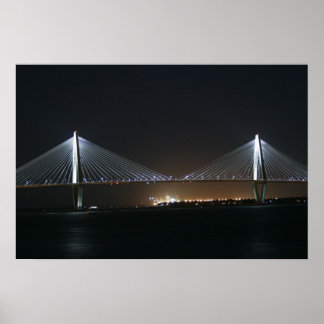 Poster Cooper River Bridge Charleston, SC