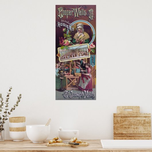 Poster Cooper, Wells & Co. (Cuisine)