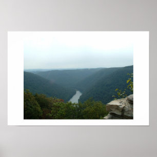 Poster Cooper's Rock, Virginie-Occidentale