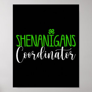 Poster Coordinateur de Shenanigans Joyeuse Saint-Patrick