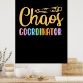 Poster Coordinateur du Chaos enseignant (Cuisine)