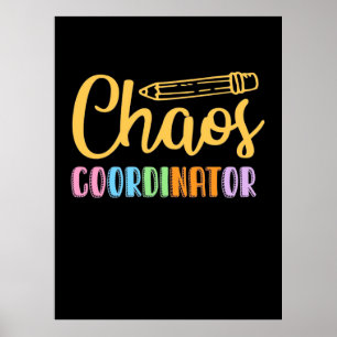 Poster Coordinateur du Chaos enseignant