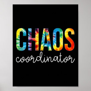 Poster Coordinateur du Chaos Jour de l'appréciation de Dy