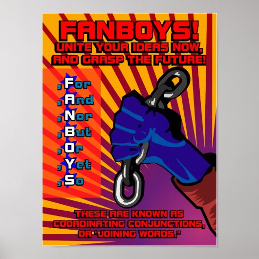 Poster Coordination des conjonctions (Devant)