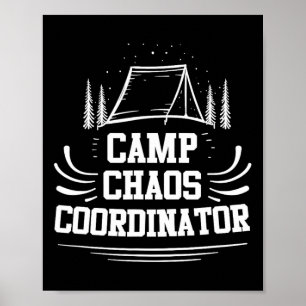 Poster Coordonnateur de Camp Chaos - Conseiller de camp d