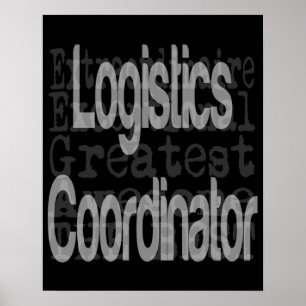 Poster Coordonnateur de la logistique Extraordinaire