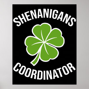Poster Coordonnateur de Shenanigans St Patrick's Day